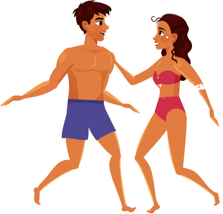 Im Erwachsenenschwimmkurs der Privatschwimmschule überwinden Erwachsene ihre Angst vor dem Wasser.